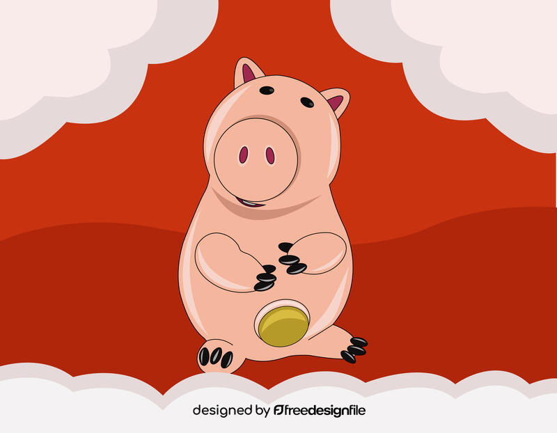 Pig Toy story vector