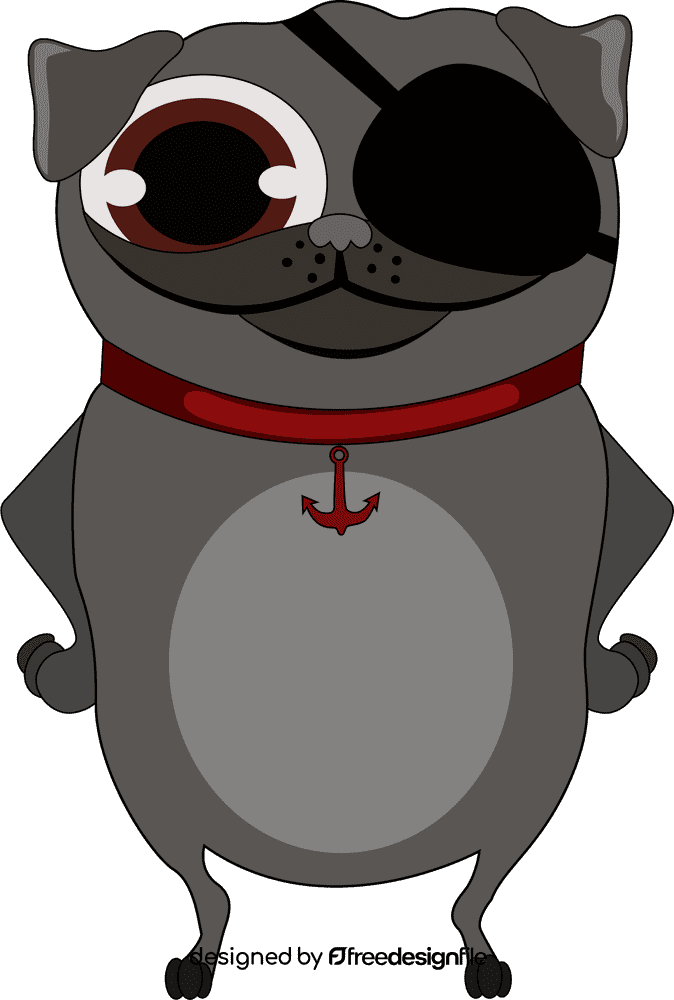 Pug Pirates clipart