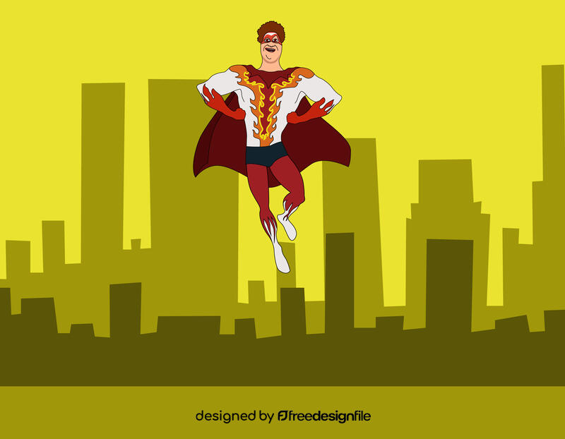 Tighten superhero vector