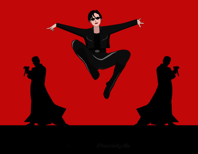 Trinity The Matrix vector