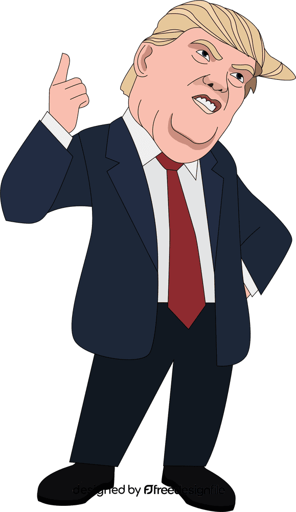 Donald Trump cartoon clipart