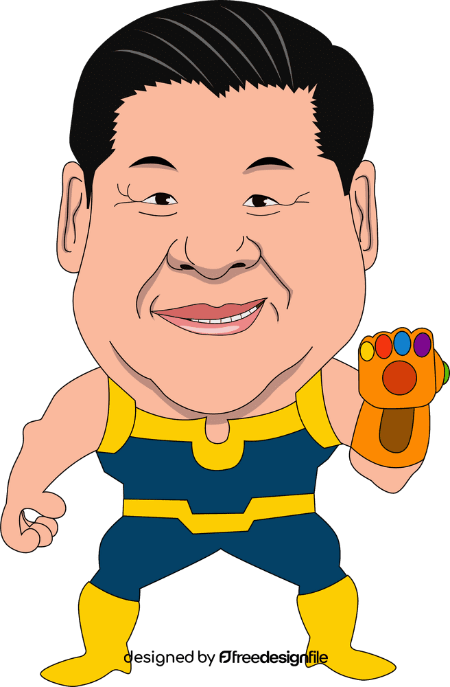 Xi Jinping The villain cartoon clipart