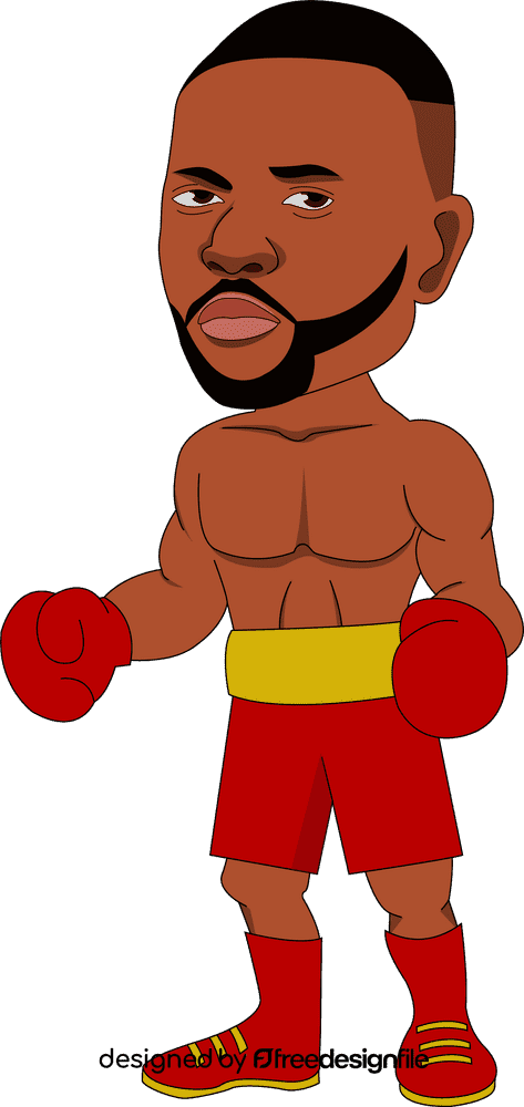 Roy Jones Jr cartoon clipart