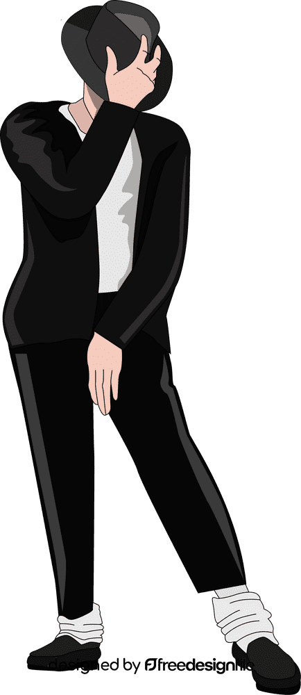 Michael Jackson cartoon clipart