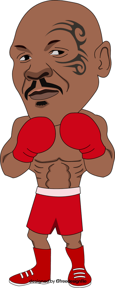 Mike Tyson cartoon clipart