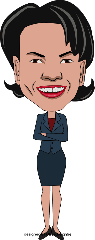 Condoleezza Rice cartoon clipart