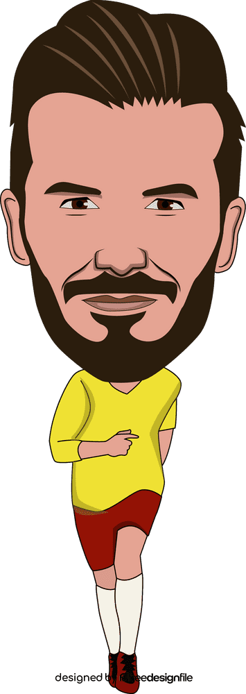 David Beckham clipart