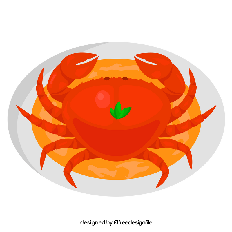 Chilli crab food clipart