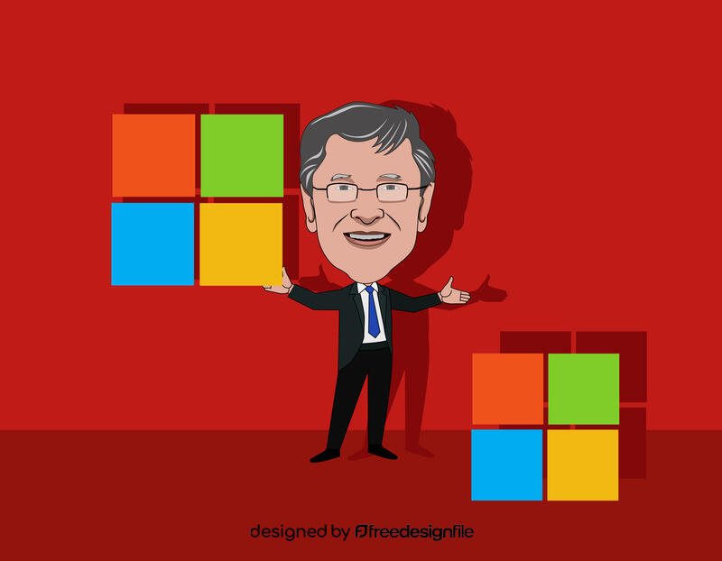 Bill Gates vector