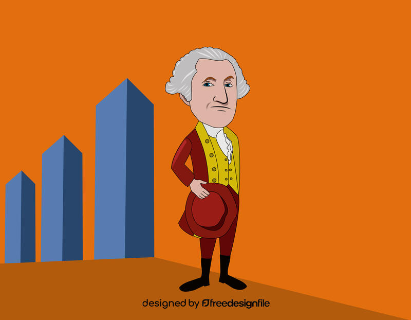 George Washington Cartoon vector