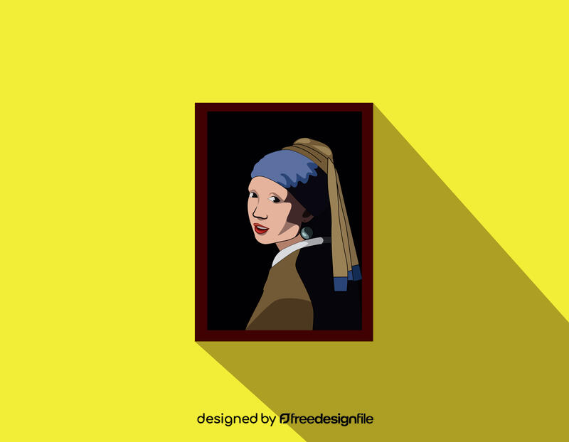 Girl with a pearl Earring vector