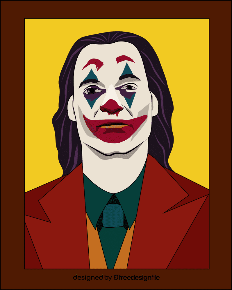 Joaquin phoenix joker clipart