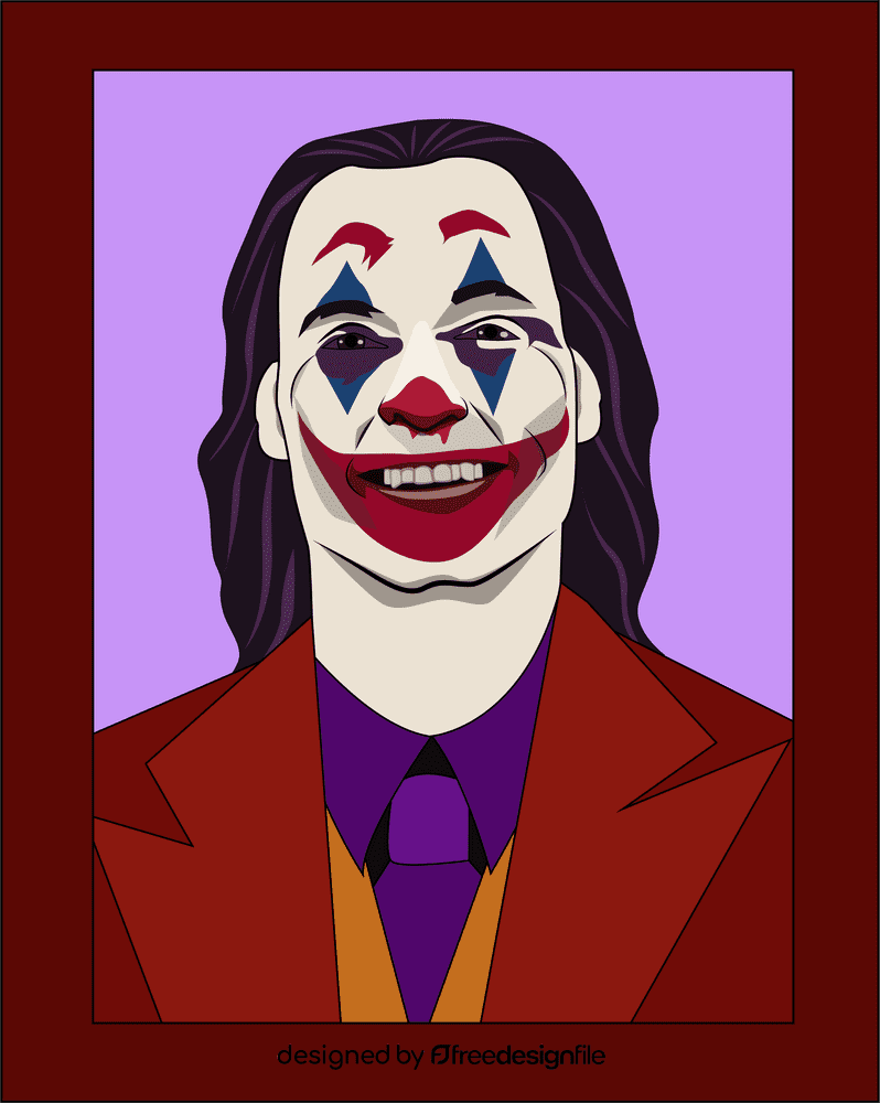 Joaquin Phoenix Joker clipart