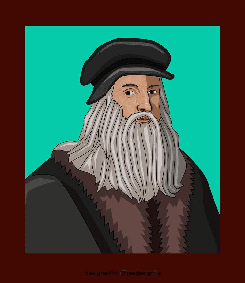 Leonardo da vinci clipart