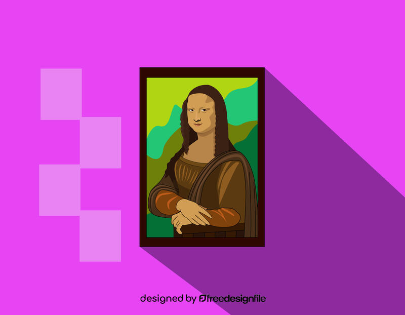 Mona Lisa pianting vector