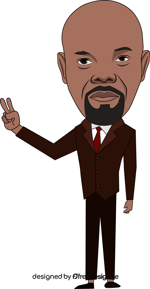 Samuel Jackson Cartoon clipart