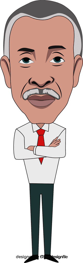 Al Sharpton Cartoon clipart