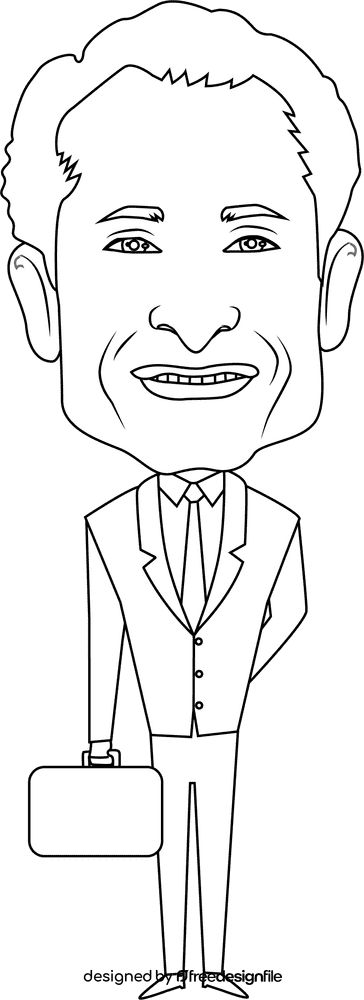 Anthony Weiner black and white clipart