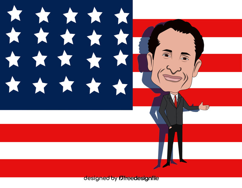 Anthony Weiner Cartoon vector