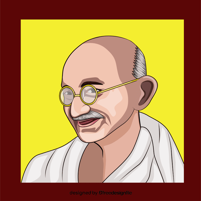 Mahatma Gandhi clipart