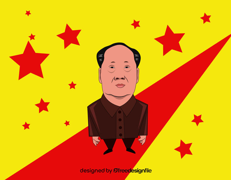 Mao Cartoon vector