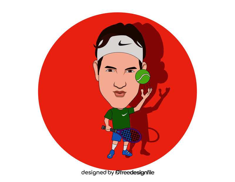 Roger Federer vector