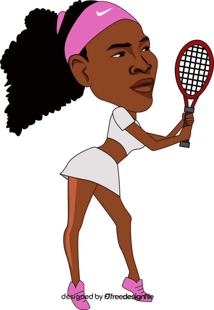 Serena Williams clipart