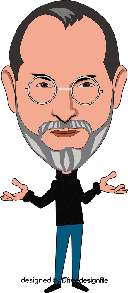 Steve Jobs clipart