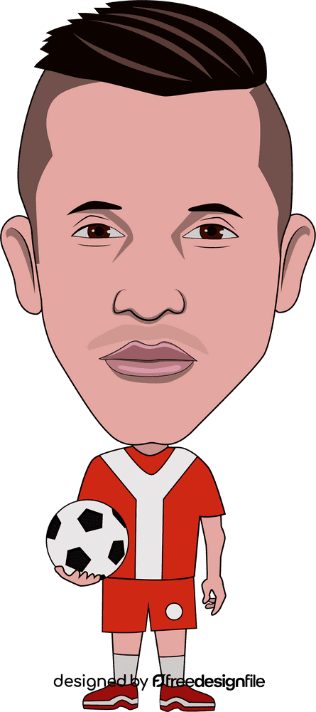 Alexis Sanchez clipart