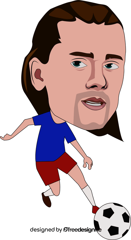 Antoine griezmann Cartoon clipart