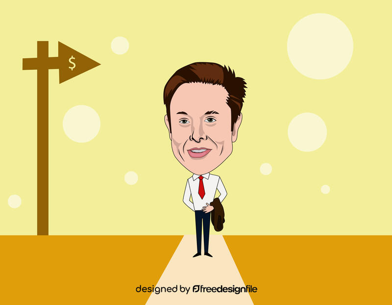 Elon Musk vector