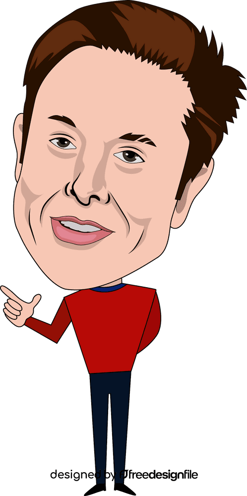 Elon Musk Cartoon clipart