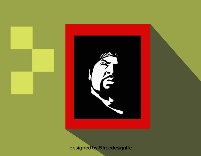 Ice Cube art vector