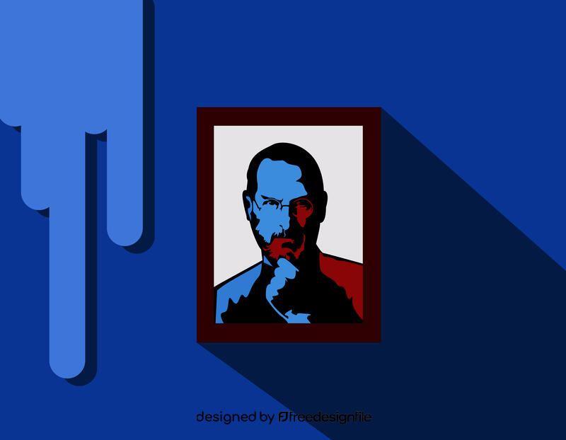 Steve Jobs art vector