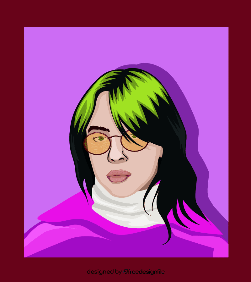 Billie Eilish clipart