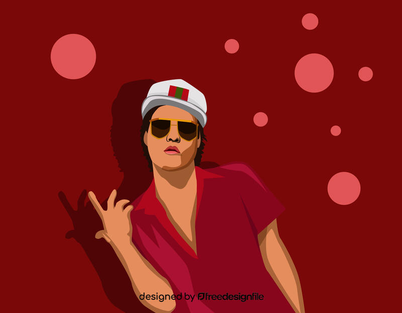 Bruno Mars vector