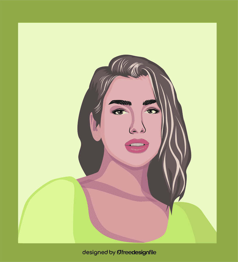 Dua Lipa clipart