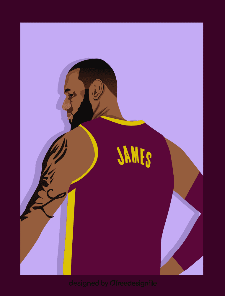 Lebron James clipart