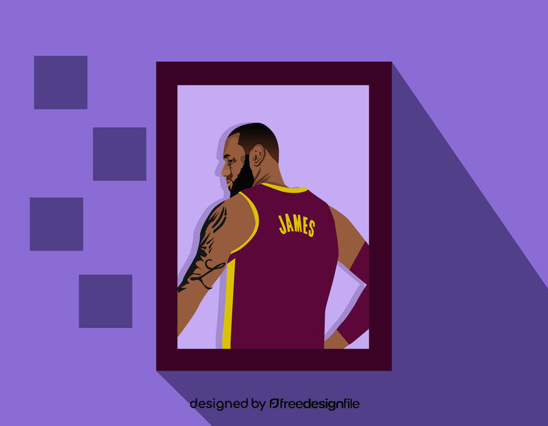 Lebron James vector