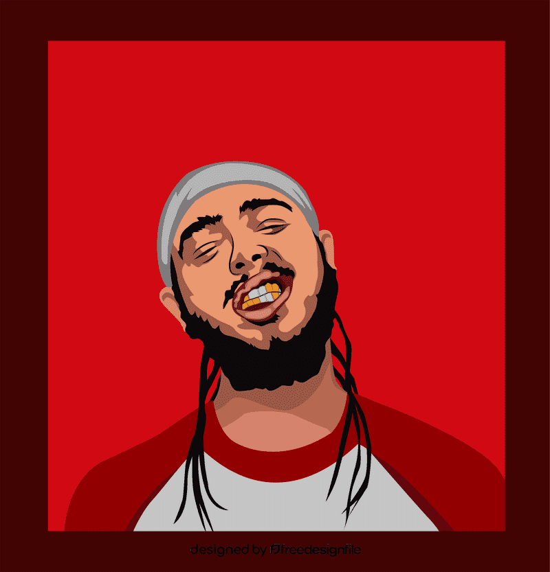 Post Malone clipart