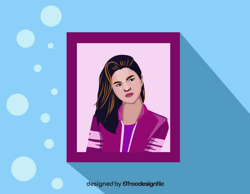 Selena Gomez vector