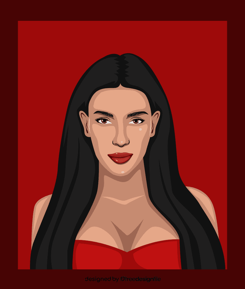 Kim Kardashian clipart