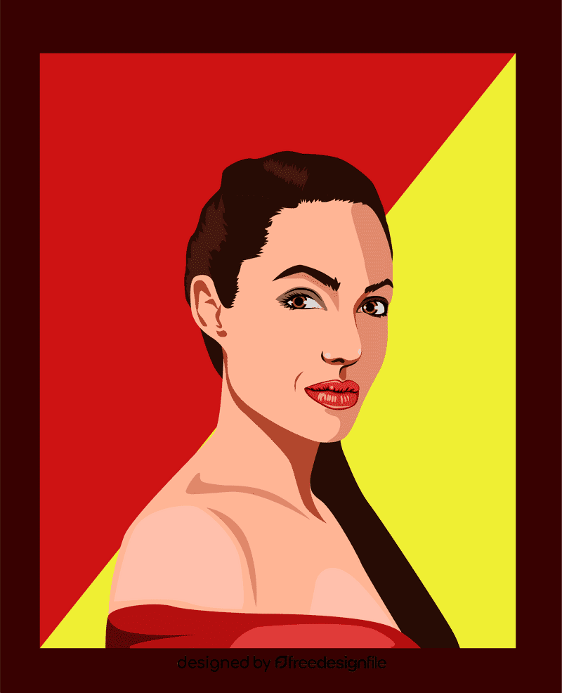 Angelina Jolie clipart