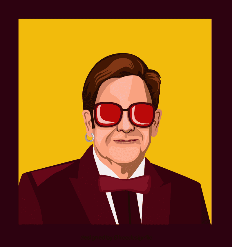 Elton John clipart