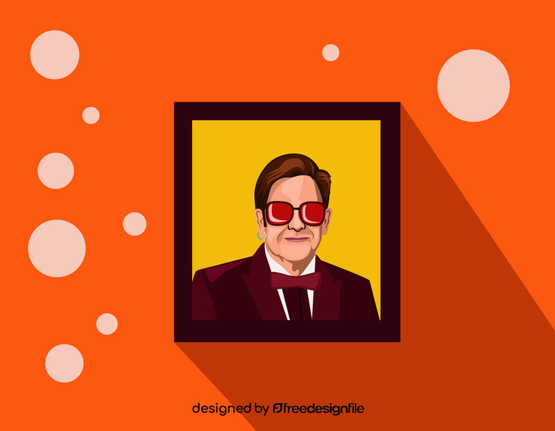 Elton John vector