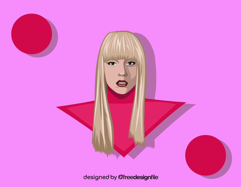 Lady gaga vector