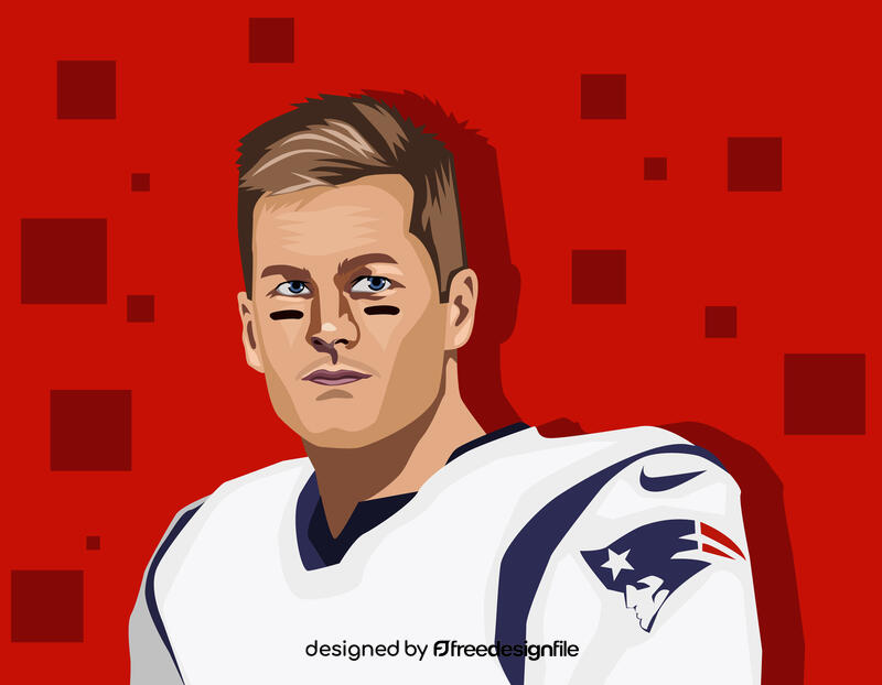 Tom Brady vector