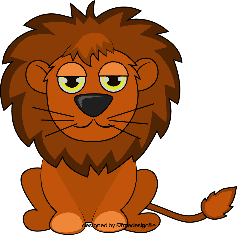 Cute Lion clipart