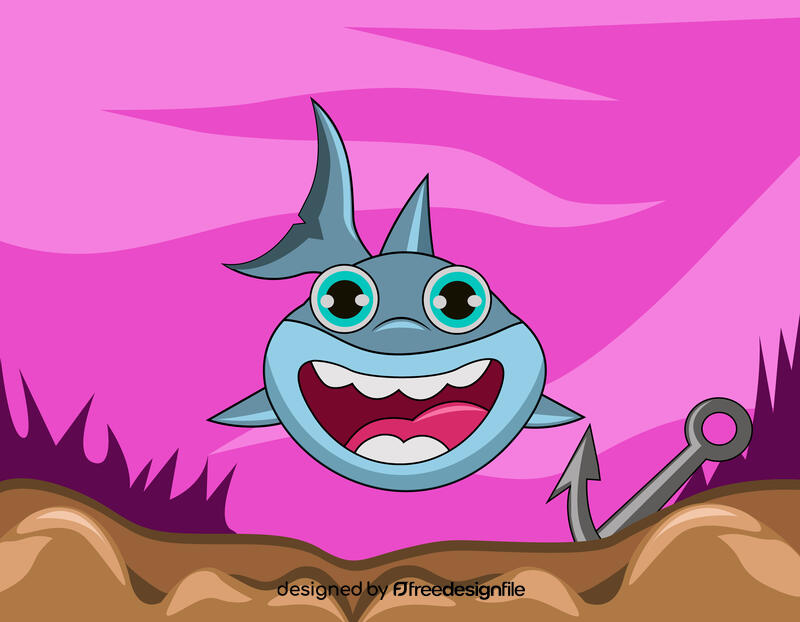 Cute Shark vector