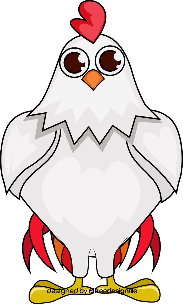 Funny Rooster clipart